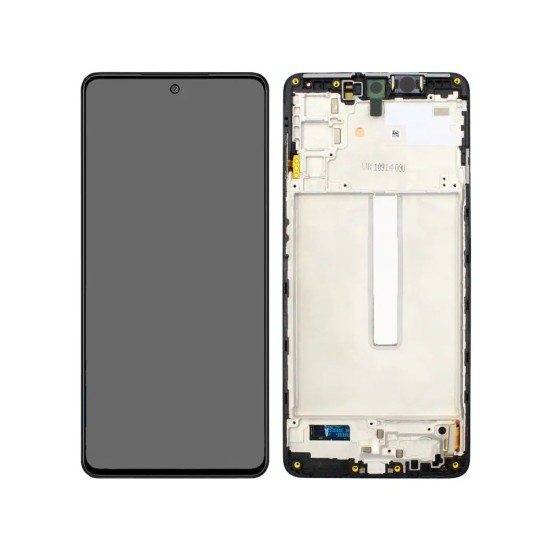 Touch+Display+Frame Samsung Galaxy M52 5G/M526 Service Pack Preto